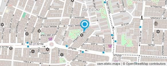 מפת הגעה אל יעל דנינו - מורת נהיגה