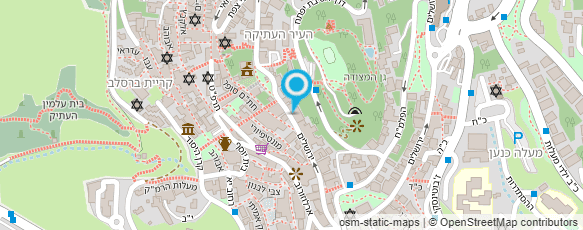 מפת הגעה אל בגט ניר שאוורמה ירושלים