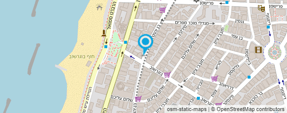 מפת הגעה אל עו"ד טולדנו רפאל