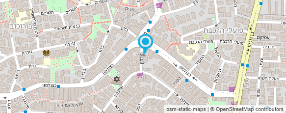 מפת הגעה אל היכל היופי קוסמטיקה ופדיקור