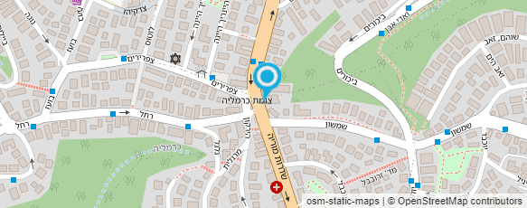 מפת הגעה אל ד"ר יעל  פרונט