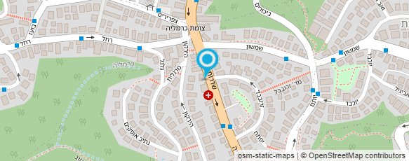 מפת הגעה אל ד"ר יעל פרונט מפת הגעה אל ד"ר יעל פרונט