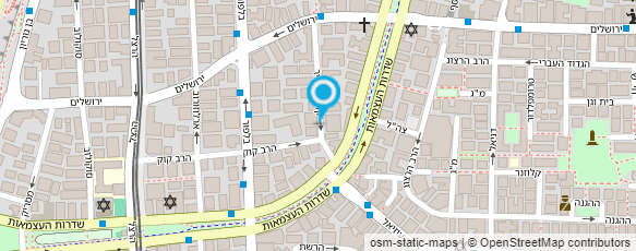 מפת הגעה אל תמי שטרסברג-עיצוב פנים