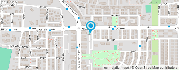 מפת הגעה אל גן חוטמית