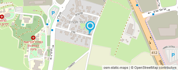 מפת הגעה אל פעוטון ילדותי בכפר