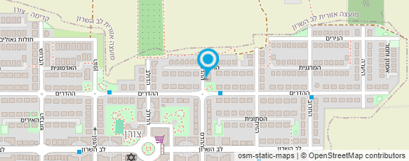 מפת הגעה אל גן הדס