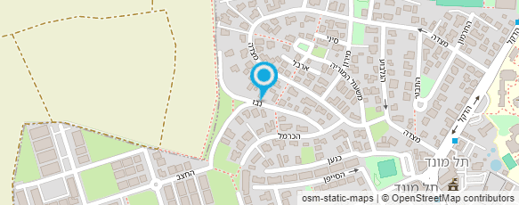 מפת הגעה אל הגן של עליזה