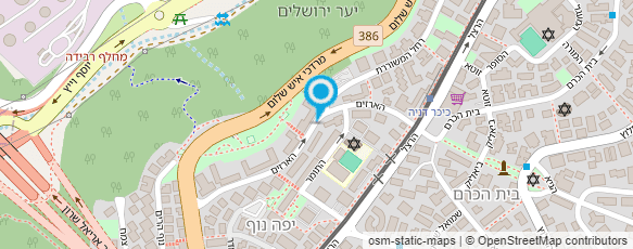 מפת הגעה אל איתן רונאל - אדריכלים