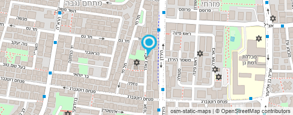 מפת הגעה אל רועי שטרן - פיזיותרפיסט