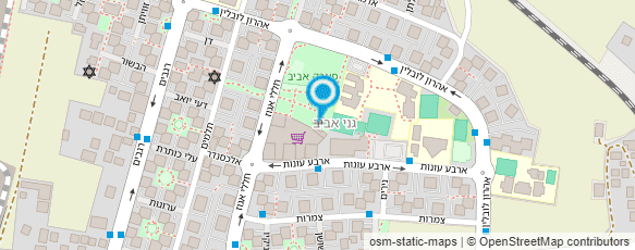 מפת הגעה אל רהיטי גני אביב מפת הגעה אל רהיטי גני אביב