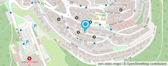 מפת הגעה אל ביתן רפאל עבודות בניה ופיתוח