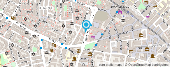 מפת הגעה אל אוכלים אצל שמיל