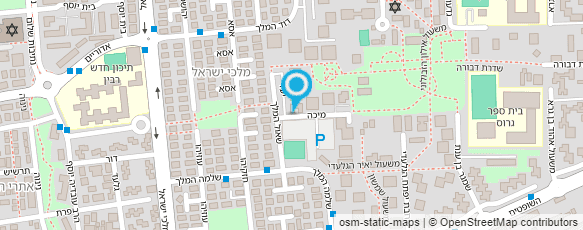 מפת הגעה אל פיצוציה אלכס