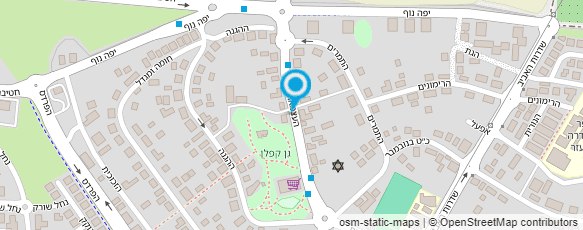 מפת הגעה אל המקום של דודו