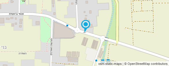 מפת הגעה אל ג'סי-ביה"ס לשחייה