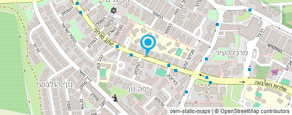 מפת הגעה אל אנוש העמותה הישראלית לבריאות הנפש