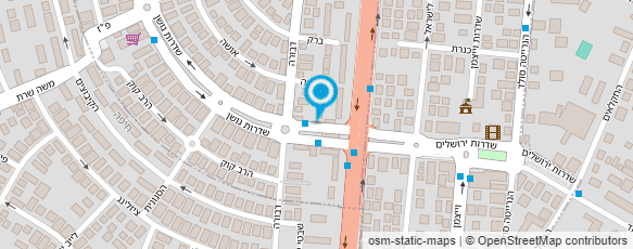 מפת הגעה אל קפה בגושן