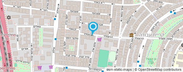 מפת הגעה אל סטודיו לגרפיקה ווידאו - A-stud