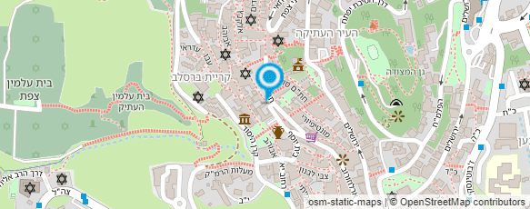 מפת הגעה אל גלריה איריס