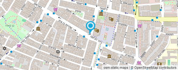 מפת הגעה אל די.אנד.איי פילאטיס וג'ירוטוניק