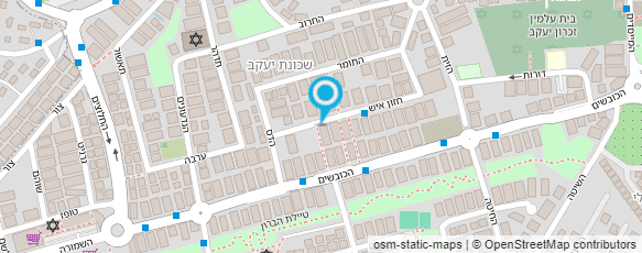 מפת הגעה אל גן ילדים צוקי טף