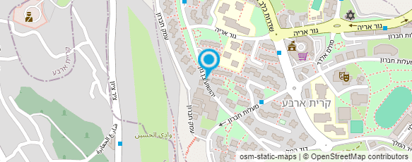 מפת הגעה אל עבודות גינון ועיצוב