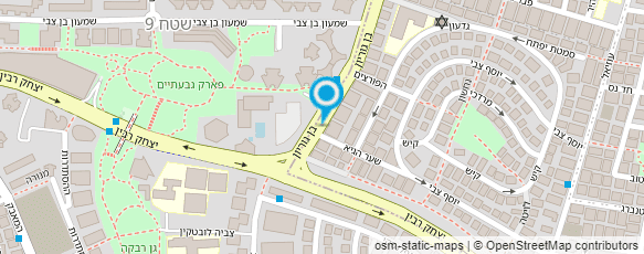 מפת הגעה אל דניאל פוירשטיין - איור וציור