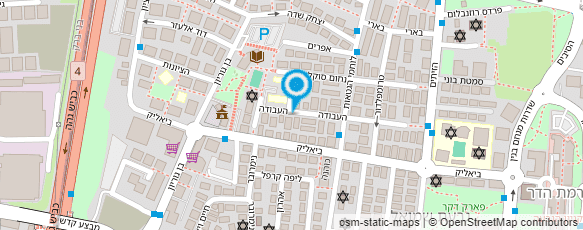 מפת הגעה אל אתי בר עיצוב פנים