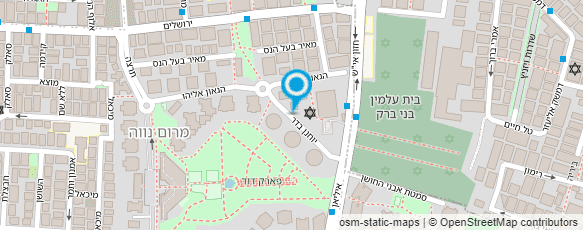 מפת הגעה אל בית הכנסת מרום נוה