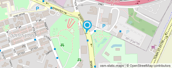 מפת הגעה אל הילה מדריכת אירובי ועיצוב