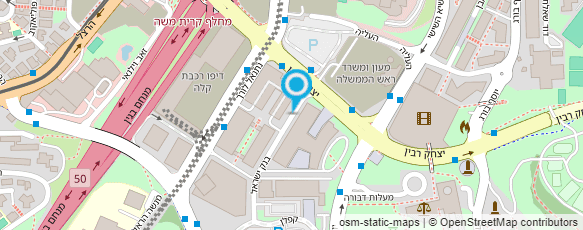 מפת הגעה אל מרכז ההשקעות-משרד התמ"ס