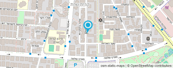 מפת הגעה אל מעצבת שיער - מרינה