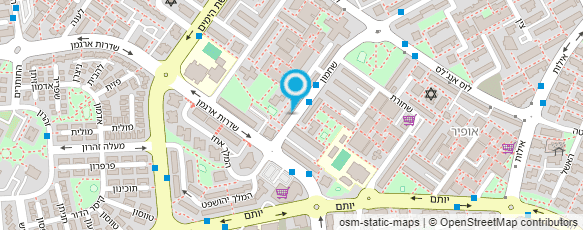 מפת הגעה אל גינון דרך ארץ