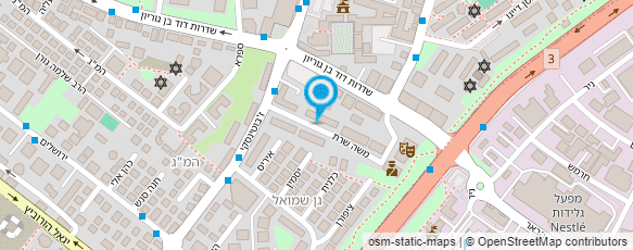 מפת הגעה אל גן שערי ציון