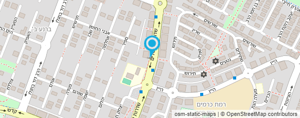 מפת הגעה אל א.א. שירותי מלגזות