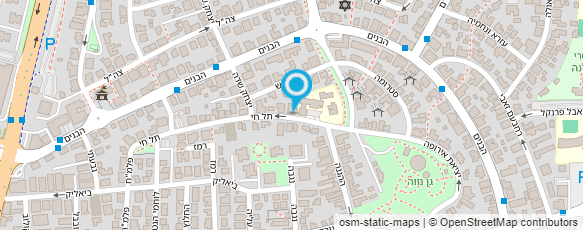 מפת הגעה אל גן רותי- בית וגן