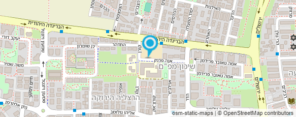 מפת הגעה אל מכון יופי - מירי