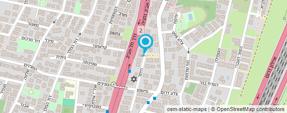 מפת הגעה אל גן חביב