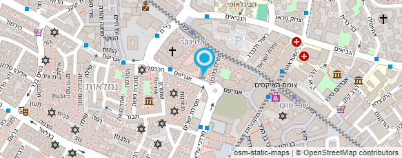 מפת הגעה אל מסעדת שמולה