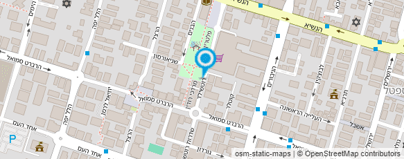 מפת הגעה אל עו"ד עזורי שרוני