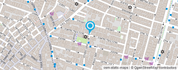 מפת הגעה אל עובד צורף