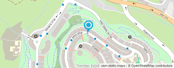 מפת הגעה אל "אמונה" מעון יום