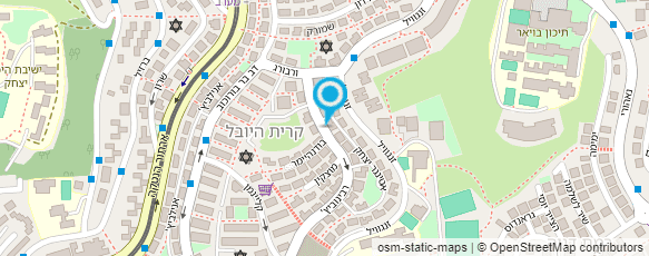 מפת הגעה אל סיורים בירושלים - ישי שביט