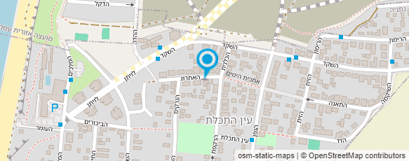 מפת הגעה אל גן התכלת מפת הגעה אל גן התכלת