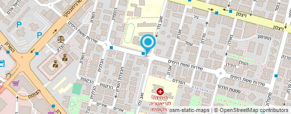 מפת הגעה אל עמירם דרמן- תיכנון ערים