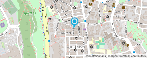 מפת הגעה אל הבית שלך זה ירושלים