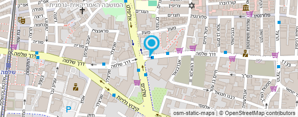 מפת הגעה אל מ.ש.א מוצרי אלומיניום