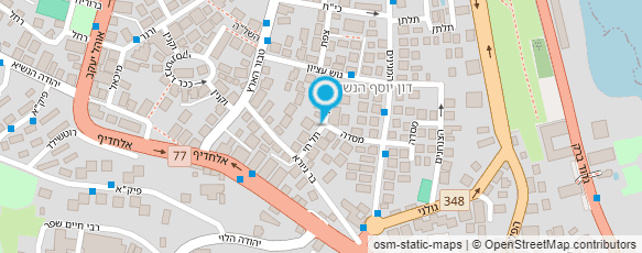 מפת הגעה אל מעונות תפארת טבריה