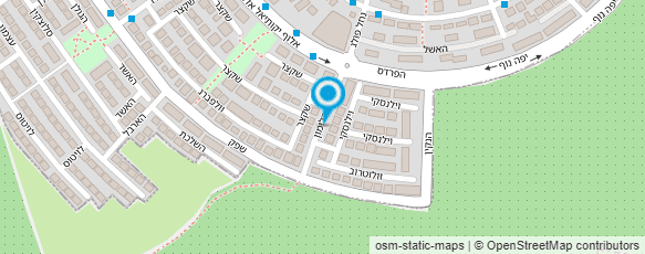 מפת הגעה אל גינון קורן