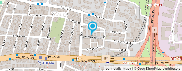 מפת הגעה אל גן חנה יוגל